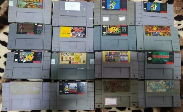 Lote fitas super nintendo