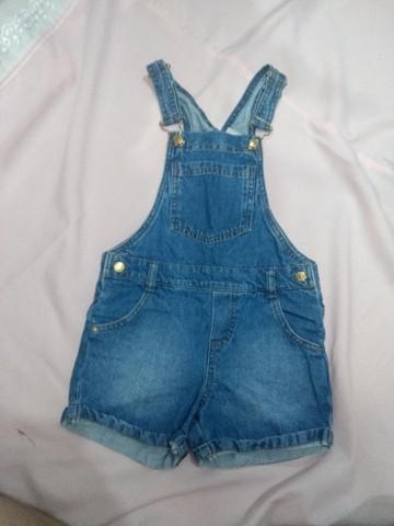 MACACÃO JEANS INFANTIL