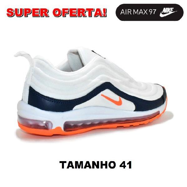 Tênis nike air max 97 cinza claro -tamanho 41 - r$129,99