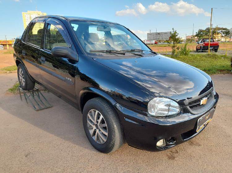 Chevrolet classic 1.0 life 8v preto 2009/2009 - brasília