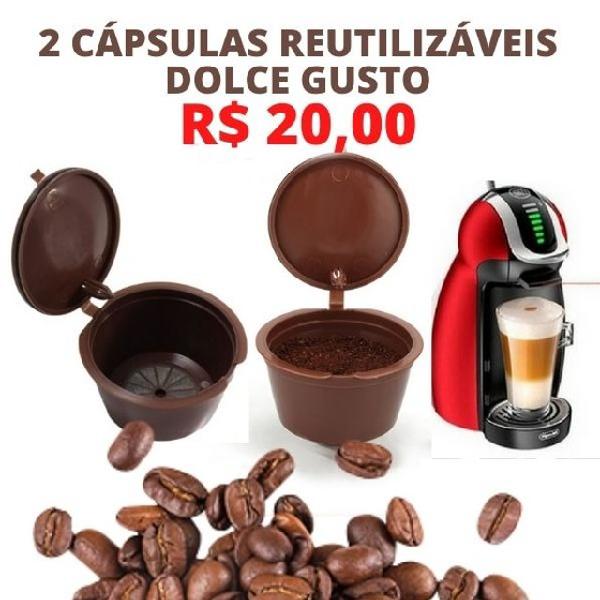 2 Cápsulas (Reutilizável) Dolce Gusto - R$ 20