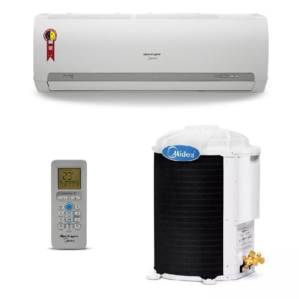 Ar split midea 22.000 btus + cortina de ar vix one 1 0