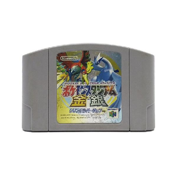 Jogo pokemon pocket monsters stadium gold silver - n64