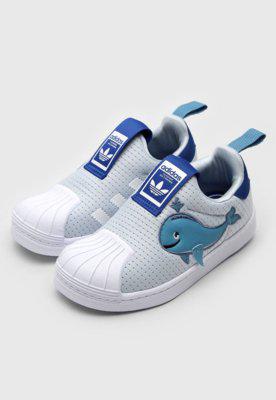 Slip On adidas Originals Infantil Superstar 360 Pb Azul