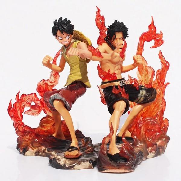 Action Figure one piece Luffy e ace