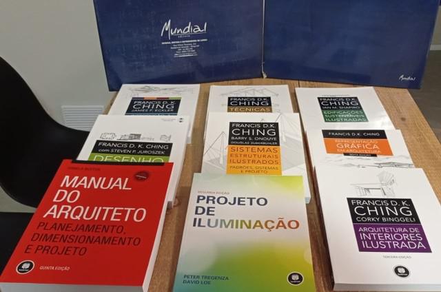 Coleção de livros arquitetura, mundial editora