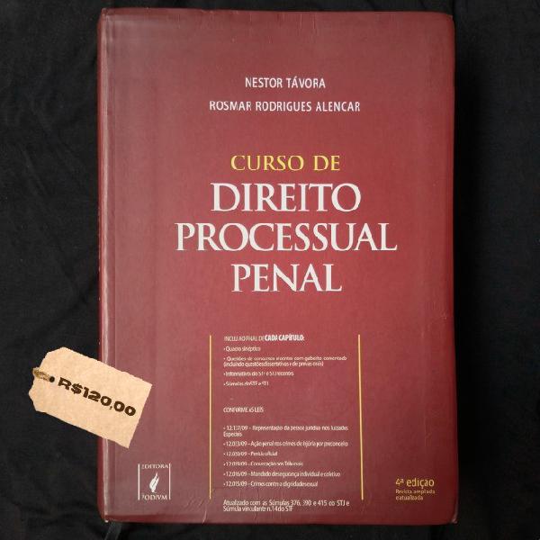 Curso de Direito Processual Penal, 4ª edição, ótimo