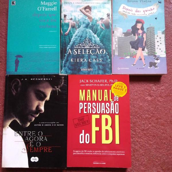 Livros seminovos e usados