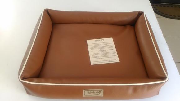 Cama/colchonete 70x100 cachorro grande couro brescia