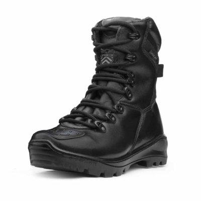 Bota Masculina Comando Coturno Couro Acero Preto