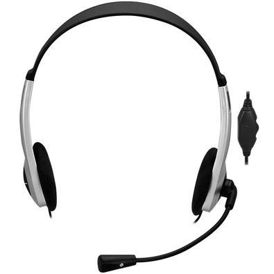 Headset fortrek multimídia hbl-101 preto/prata - 62887