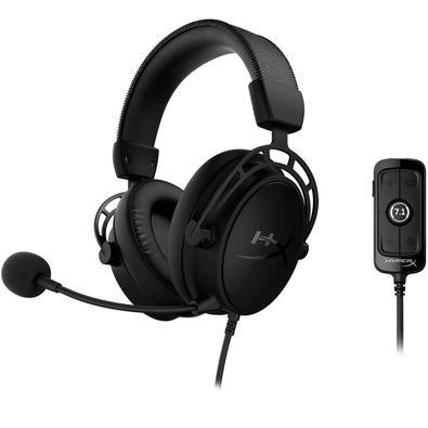 Headset Gamer HyperX Cloud Alpha S Blackout, Som Surround