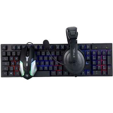 Kit Gamer Bright CB02 TMH - Teclado + Mouse + Headset - 543