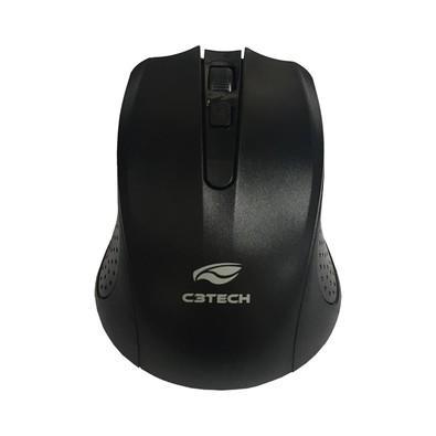 Mouse c3 tech sem fio usb preto - m-w20bk