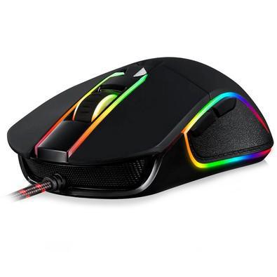 Mouse Gamer Motospeed V30, RGB, 6 Botões, 7000DPI, Preto