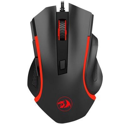 Mouse gamer redragon nothosaur, 3200dpi, com led, preto -