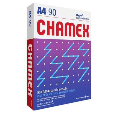 Papel sulfite a4 chamex super, 210 x 297mm, 90grs, pacote