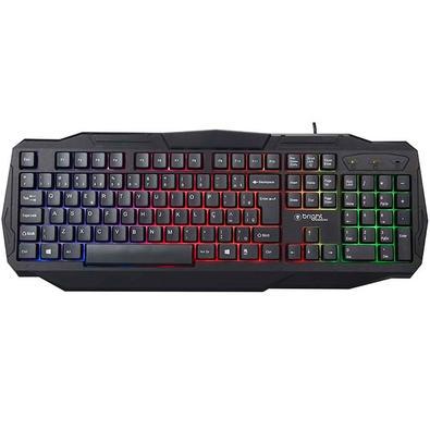 Teclado gamer bright, led, abnt2 - 464