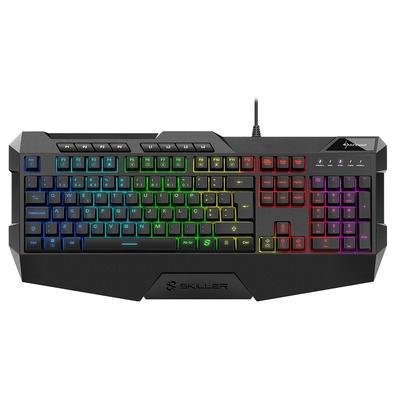 Teclado gamer sharkoon skiller sgk4, rgb, abnt2 - sgk4