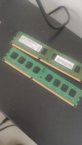 Memórias ram 4gb