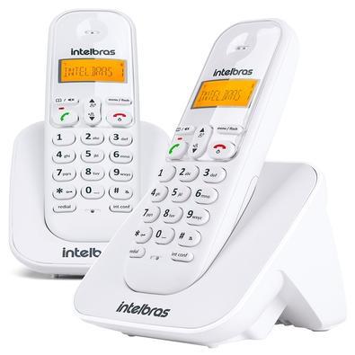 Telefone Intelbras Sem Fio TS 3112 + Ramal, Identificador de