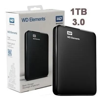 HD Externo 1TB Western Digital USB 3.0