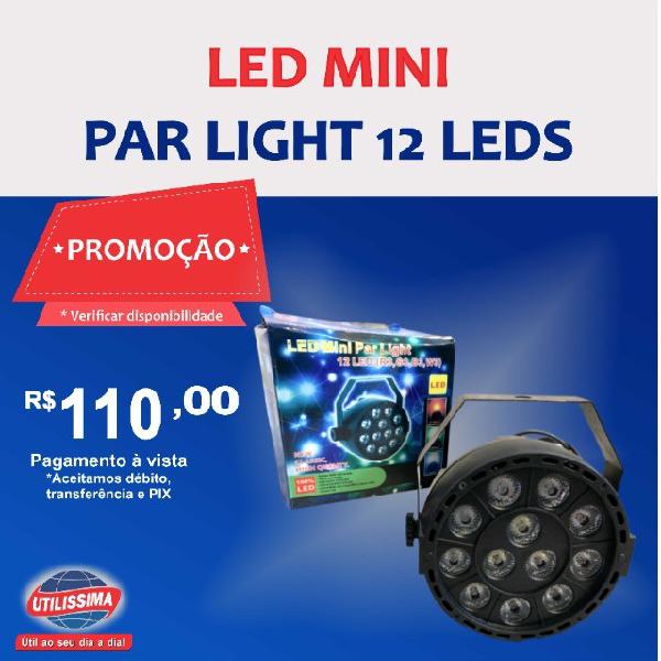 Led mini par light 12 leds ? entrega grátis