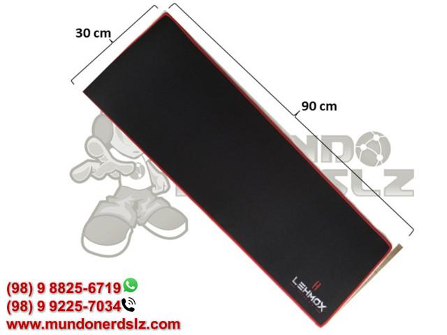 Mouse pad gamer tamanho 900x300x33mm lehmox gt-mt1002 em