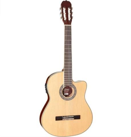 Violão Clássico Elétrico Flat Hofma HMC225 NT Natural