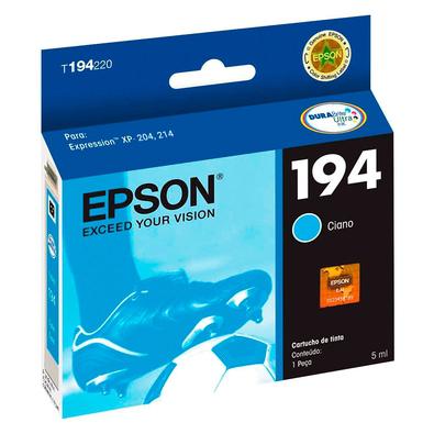 Cartucho de Tinta Epson 194 T194220BR XP-204/XP-214, Ciano -