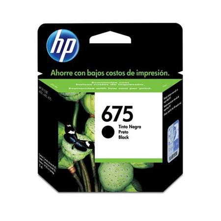 Cartucho de Tinta HP 675 Preto CN690AL