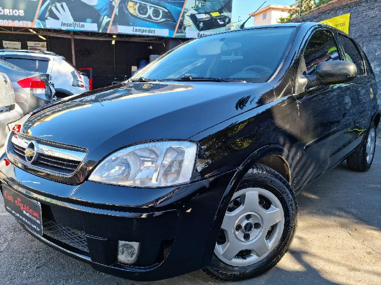 Chevrolet corsa 1.4 maxx 8v preto 2011/2012 - curitiba