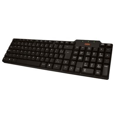 Teclado oex standart usb tc-102 preto