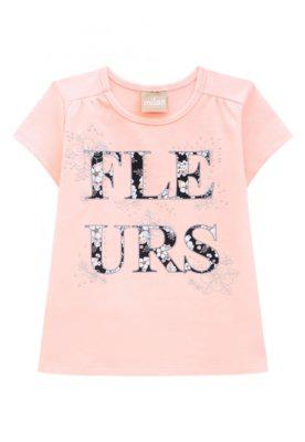 Blusa infantil menina milon rosa