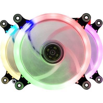 Cooler Fan Bluecase Ring BFR-09RGB, RGB por Controlador,