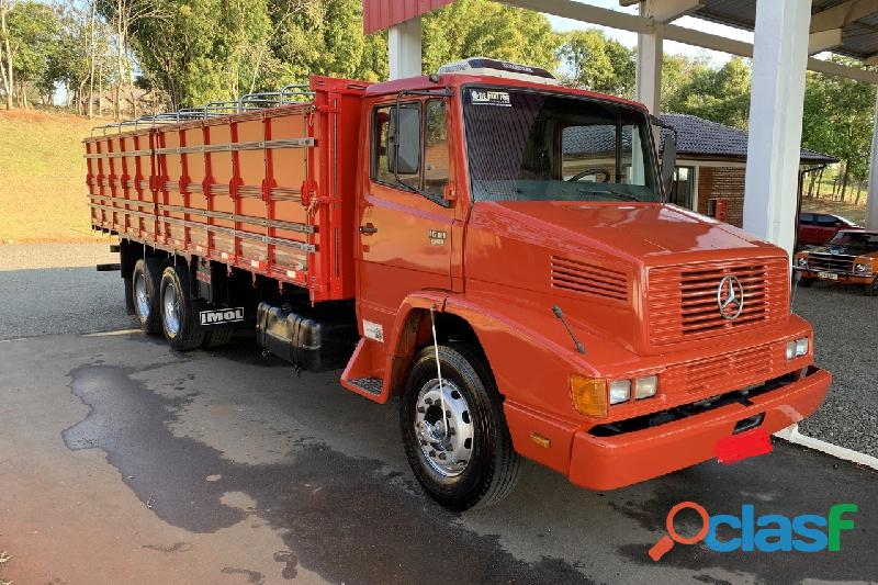 Caminhão mb 1618 ano 1990 truck direção turbo