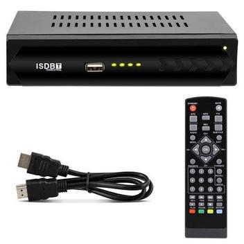 Conversor de tv digital sinal isdb-t top box usb gravador -