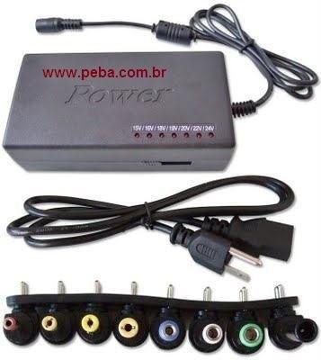 Fonte carregador universal notebook cce positivo acer hp