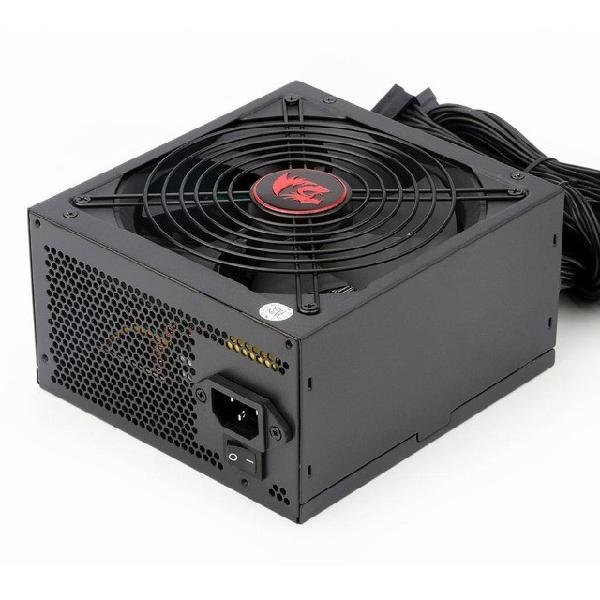 Fonte redragon rgps, 600w, 80 plus bronze- gc-ps002-1 ou 12x