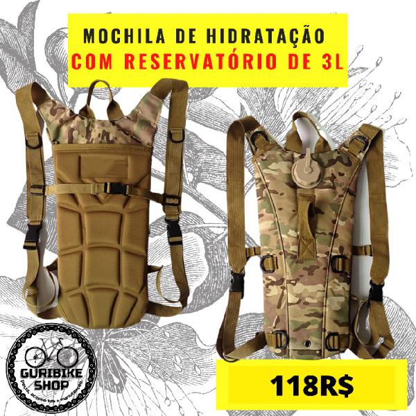 Mochila de hidratação camelback mochila tatica 3L