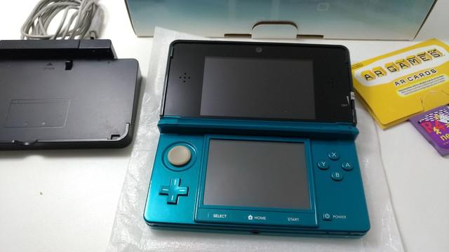 Nintendo 3ds aqua blue original