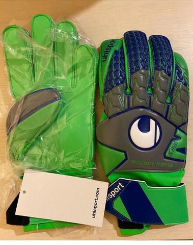 Luva de goleiro uhlsport tensiongreen proteção nos dedos