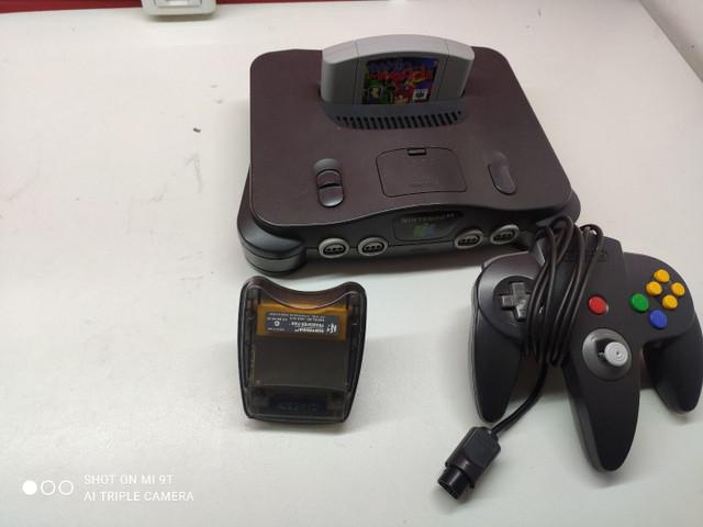 Nintendo 64 + 5 fitas + transferpack