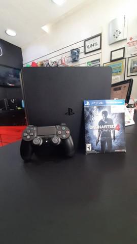 ps4 slim preto 500gb *seminovo