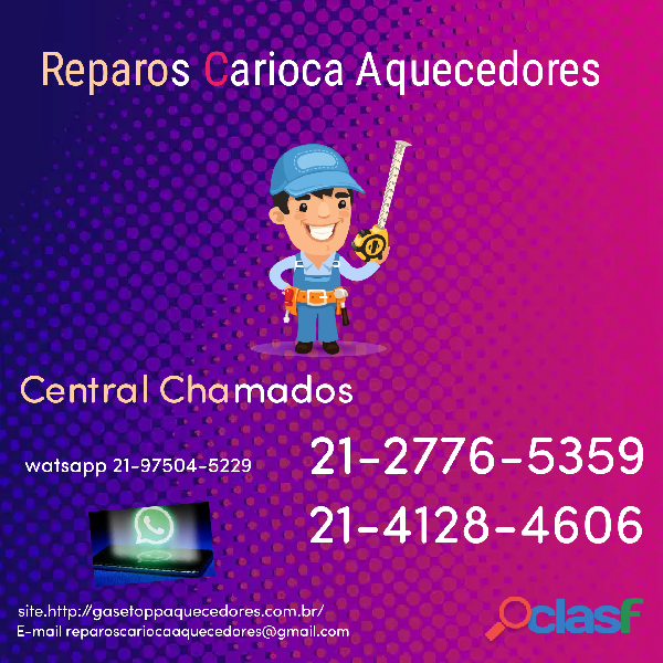 Rinnai RJ _ Assistência técnica Aquecedor Rinnai Copacabana