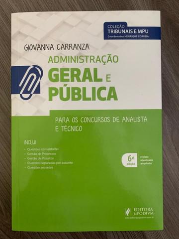 Administração geral e pública - giovanna carranza