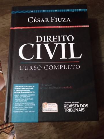 Livro jurídico direito civil - curso completo (césar