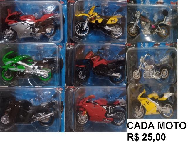 Miniaturas de motos escala 1:18 modelos diversos