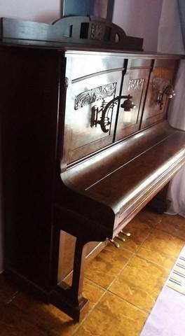 Piano alto essenfelder entalhado vertical armário 1927