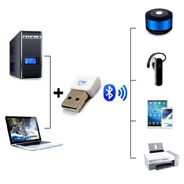 Adaptador E Receptor Usb Bluetooth 5.0 Plug And Play